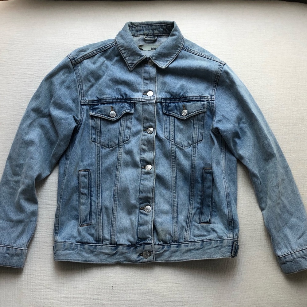 Topshop Oversized Denim Jacket